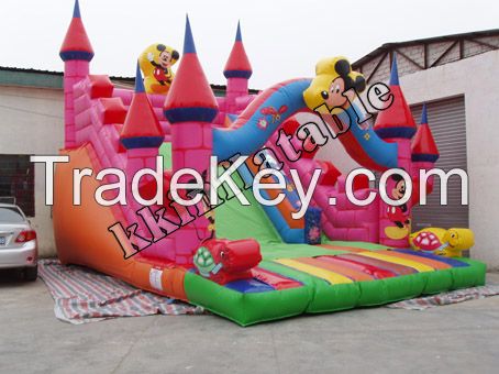 New Centry bouncer slide inflatable dry slide for fun playground