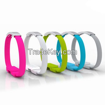  Cool Bracelet USB cables with Metal Buckle