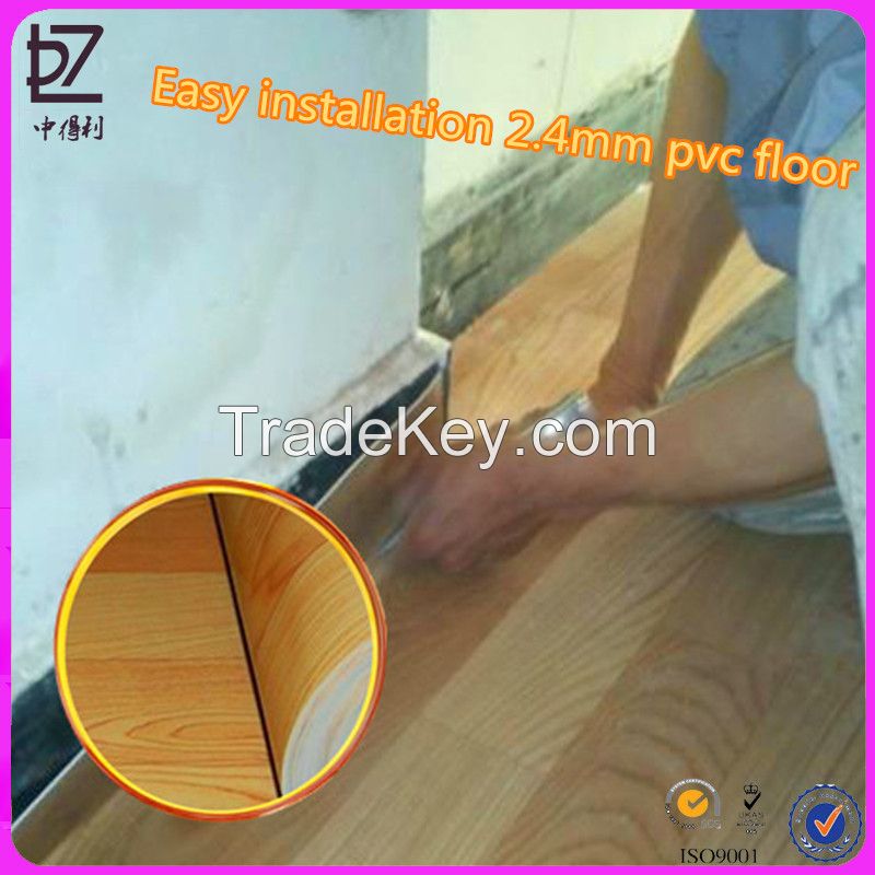 vinyl flooring prices /pvc flooring carpet 1.8mm/2.4mm