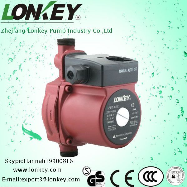 domestic hot water circulation pump, automatic booster circulating pump, canned rotor circulator water pump