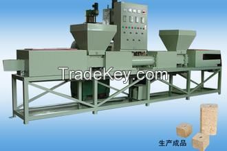 Wood sawdust briquetting machine