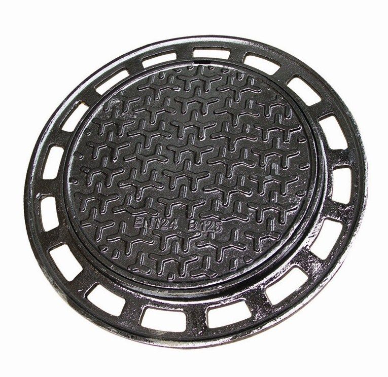 Cast iron manhole cover