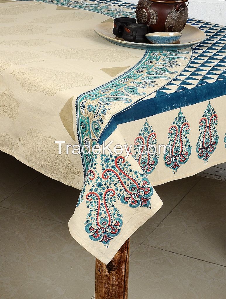 MYYRA Table Cover Hand Block Printed