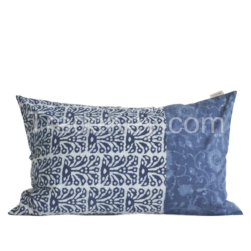 Cushion Cover Hand Block Printed Cotton