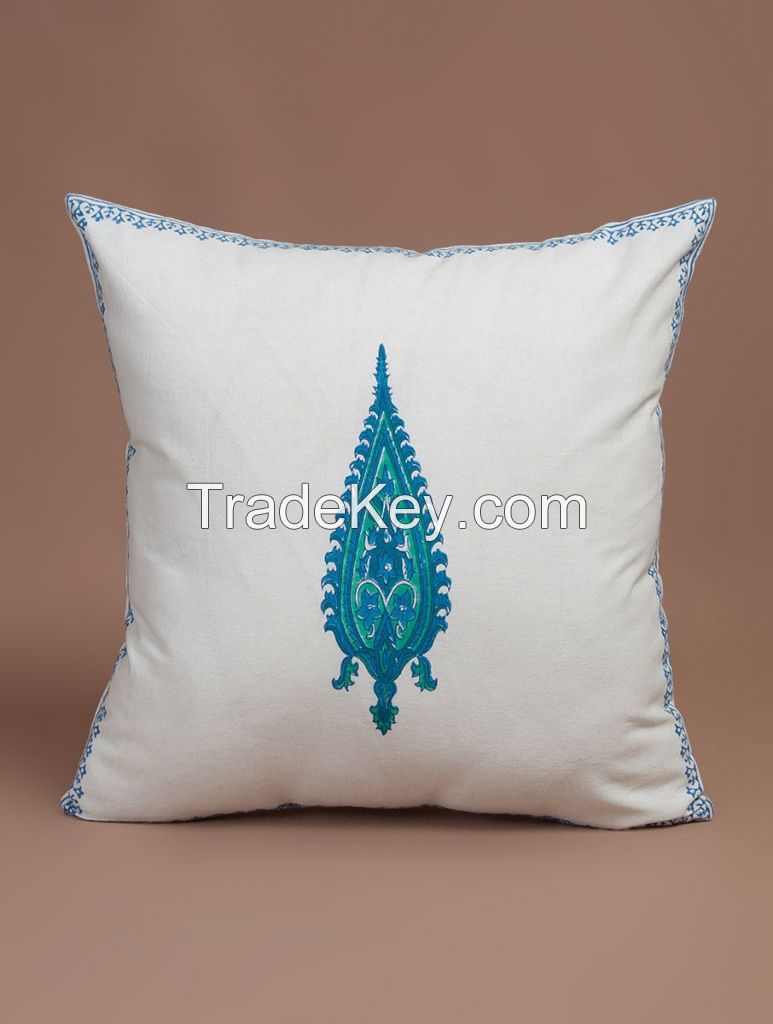 Cushion Cover Hand Block Printed Cotton