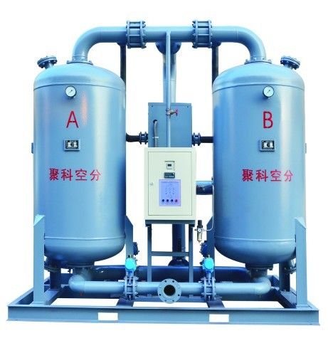 micro-heat regeneration air dryer