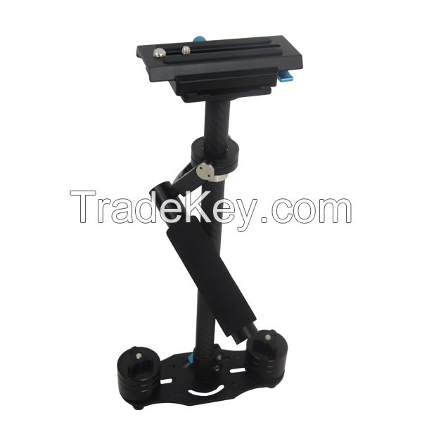 Factory Provide Mini Aluminum Tube Black Handheld Camera Camcorder stabilizer Steadicam