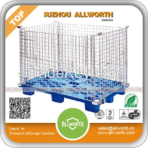 Warehouse Pallet Wire Mesh Container