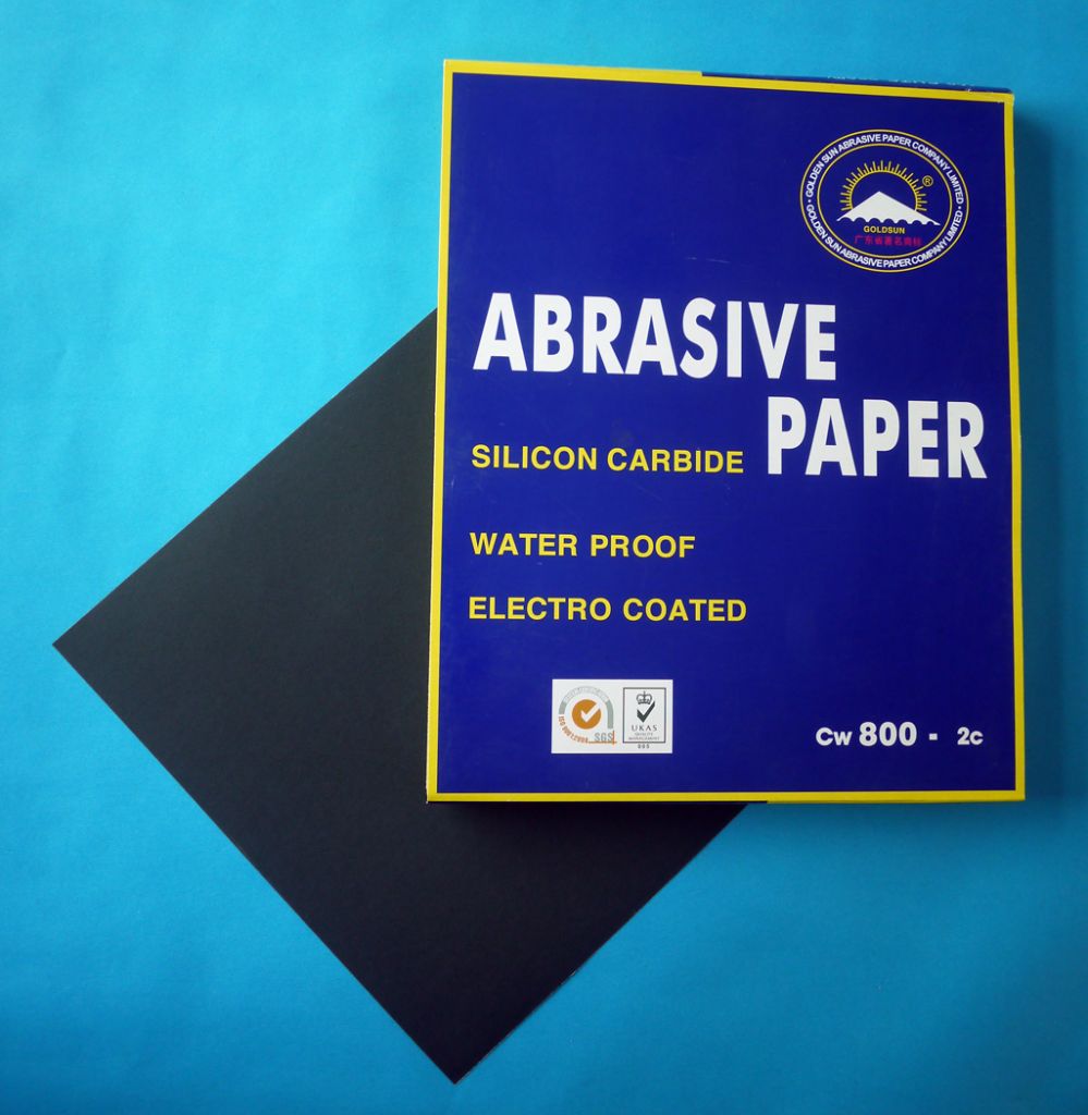 waterproof abrasive paper