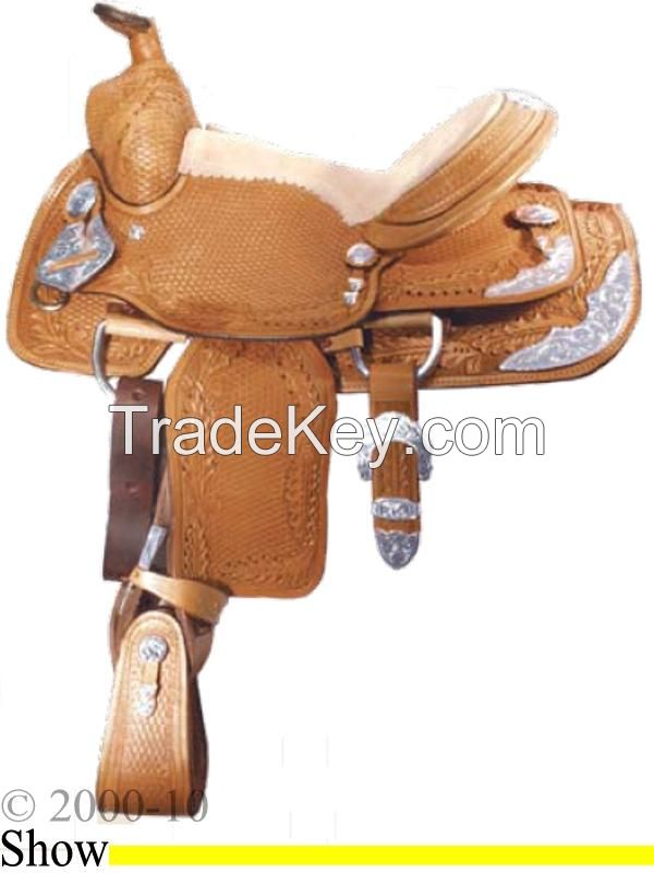 Alamo Colonial Tooled Youth Saddle