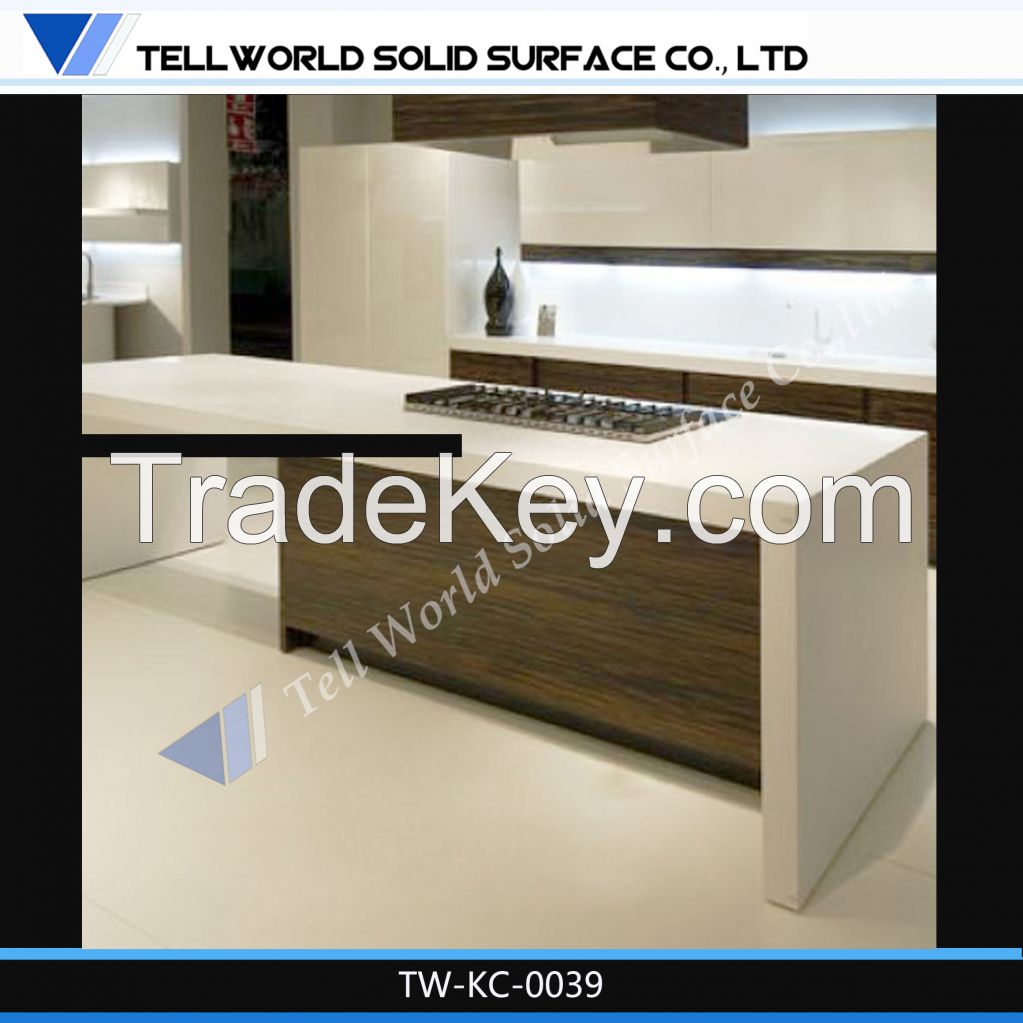 Fashinable design Solid Surface marble Kitchen top