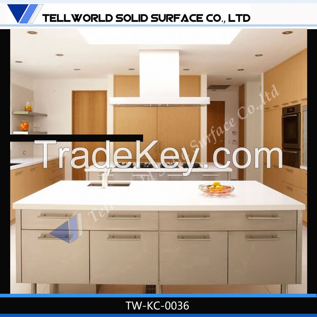 Fashinable design Solid Surface marble Kitchen top