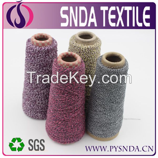 fancy yarn with 2/3 colors mixed yarn  melange yarn for cotton yarn im