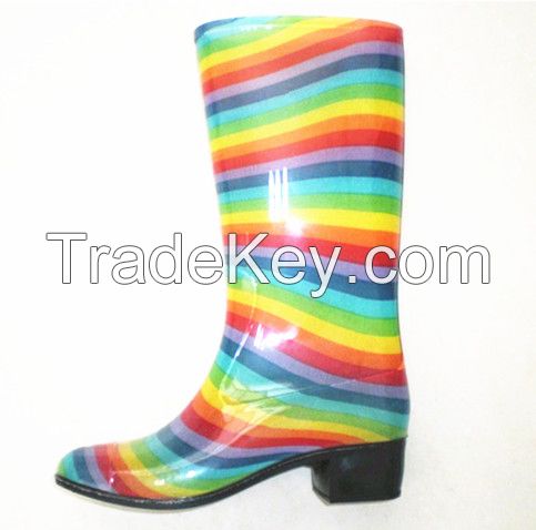 lining of PVC rain boots