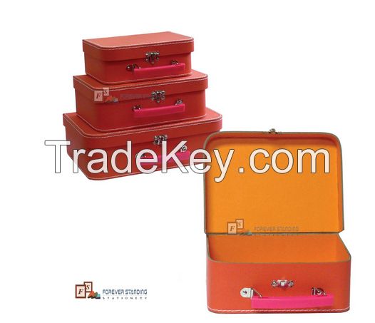 customized handle suitcase box,paperboard pringting box,accept customized