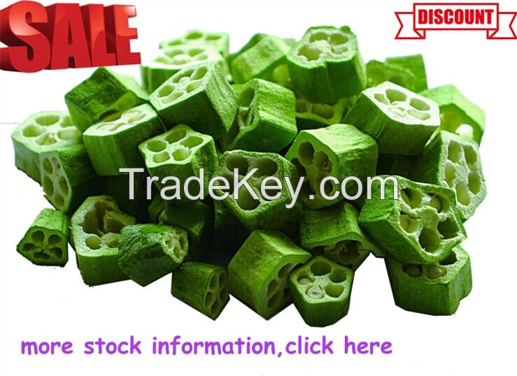 Natural Freeze Dried Okra High Quality