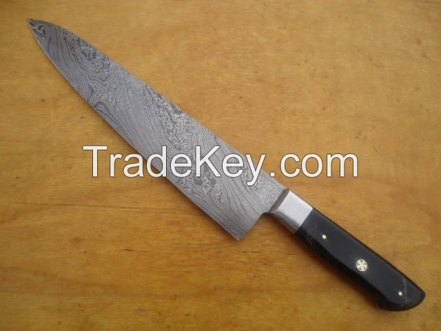 Kitchen Knife set Damascus steel chef knives custom cook 1071-H