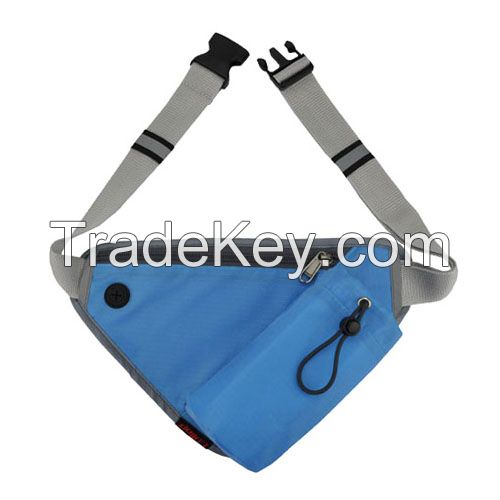 Sport waist bag with water bottle holder