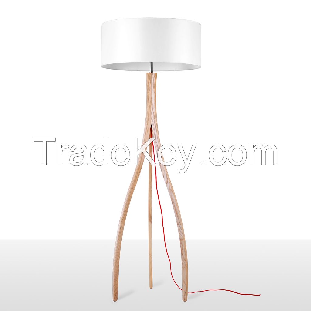 Home Hotel Decoration Modern Wooden Floor Lamp