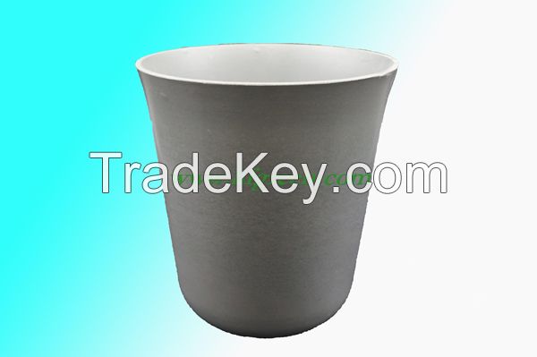 biodegradable bamboo fiber colorful flower pot