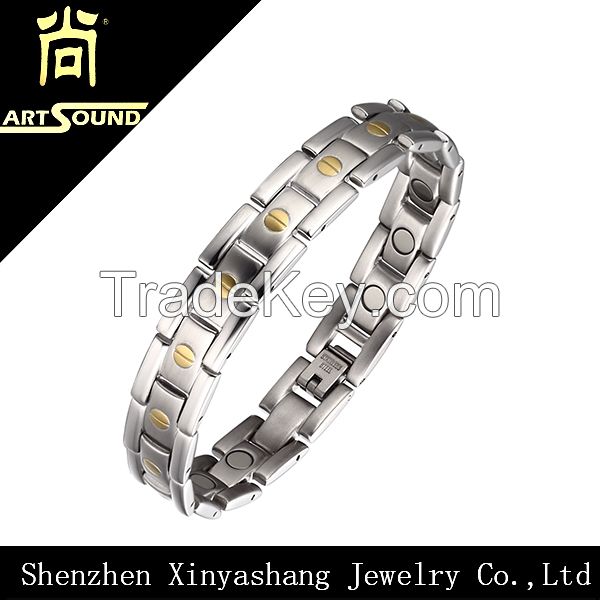 China custom mens 316l stainless steel bracelets