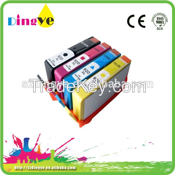 the factory price 920XL ink cartridges with chip for hp