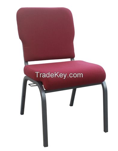 stackable sponge Metal Church Chair Wholesale Choir Chair Hot Sale in US