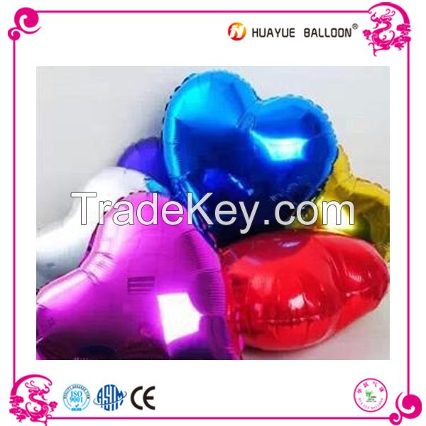 18 inch Heart shaped wedding party foil balloon