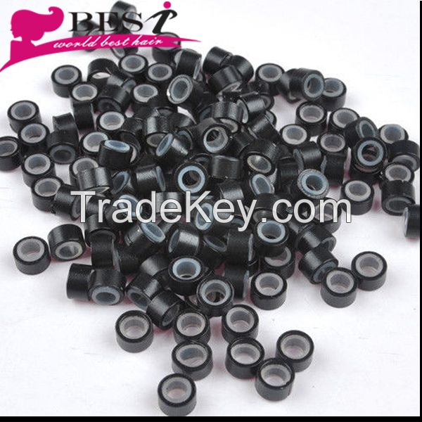 wholesale price high quality hair extension tools silicone micro ring 1000pcs/bottle