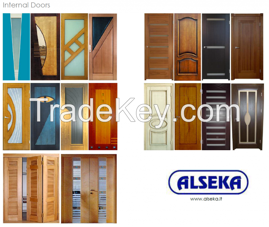 Interior wooden doors