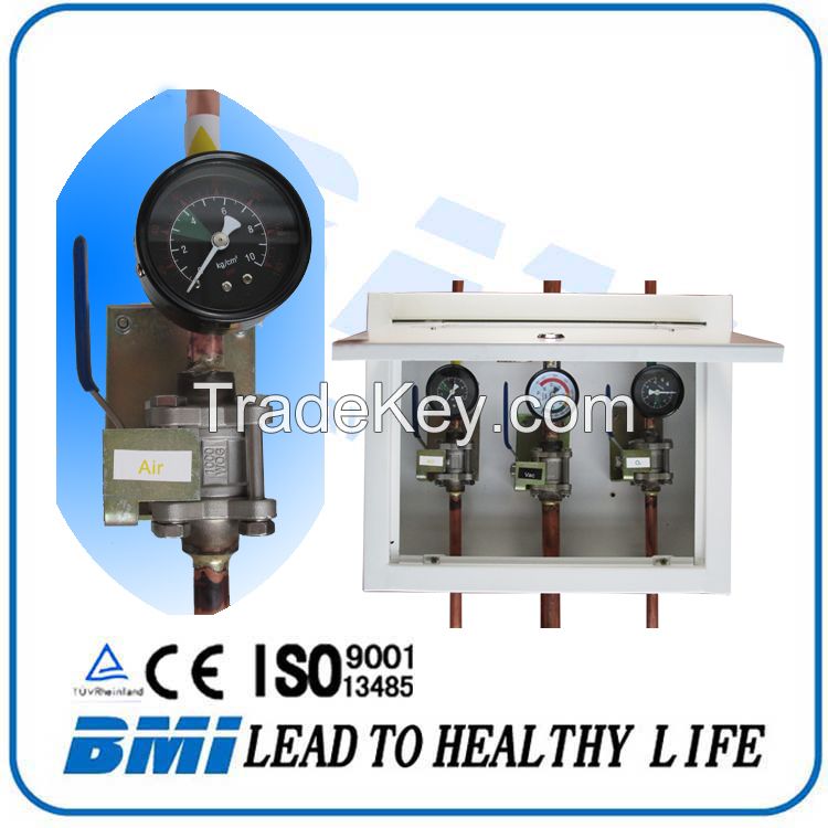 Safety Medical gas control valve box for medical valve box system