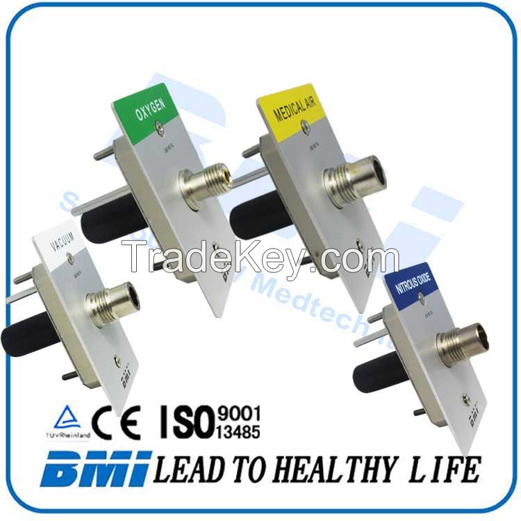 CE marked DIN Standard Medical Gas Outlet For hospital instrument equi