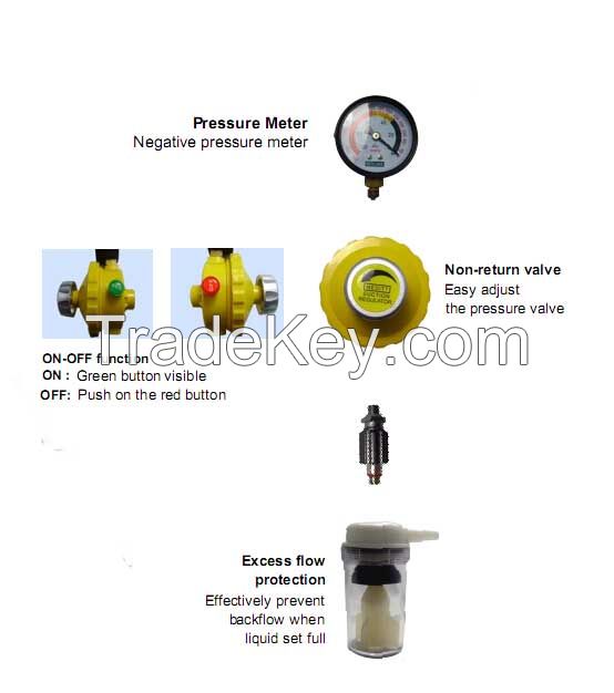 Medical Vacuum Regulator suction unit for Bed head Unit