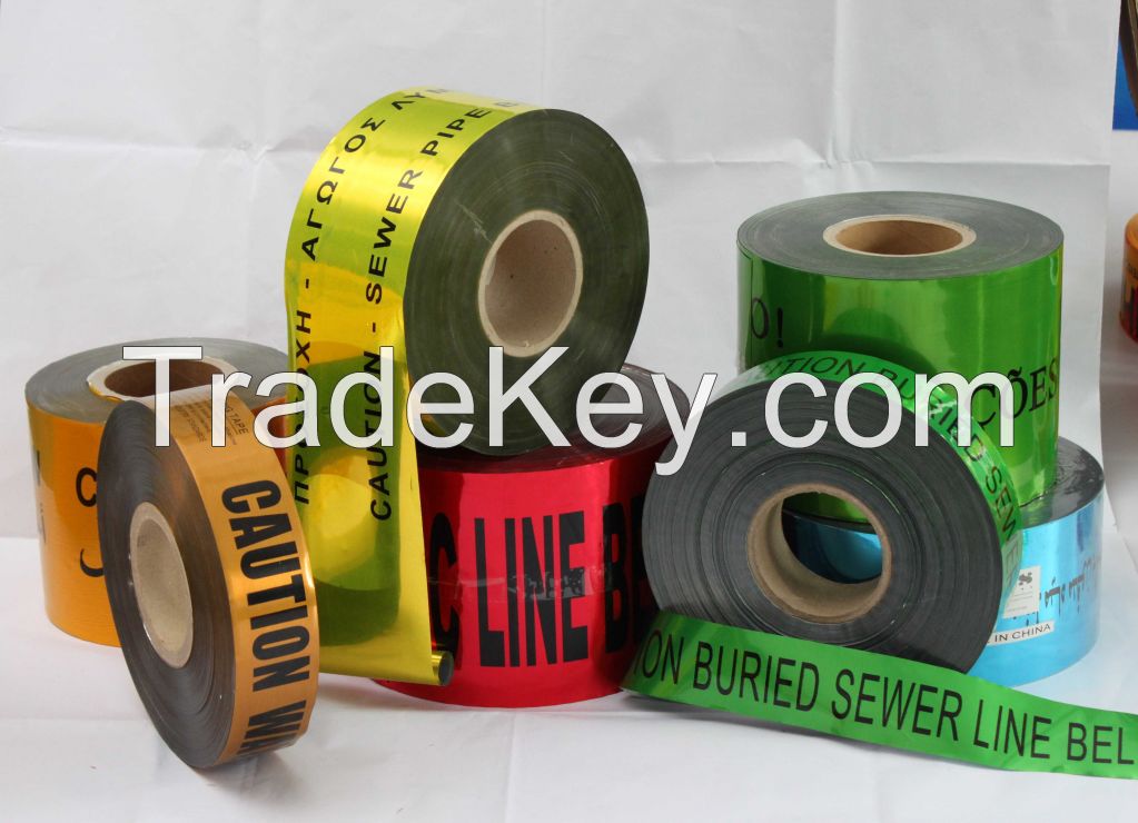 AL Foil Detectable Underground Warning Tape for Underground Use