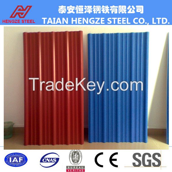 hot dipped galvanized corrugated steel plate/sheet