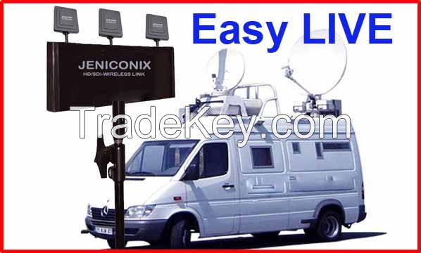 Easy LIVE - SD-SDI Long range Wireless camera link for ENG/OB van.