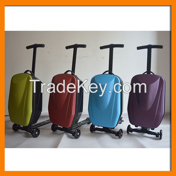 scooter 3 wheel business travel rolling trolley luggage