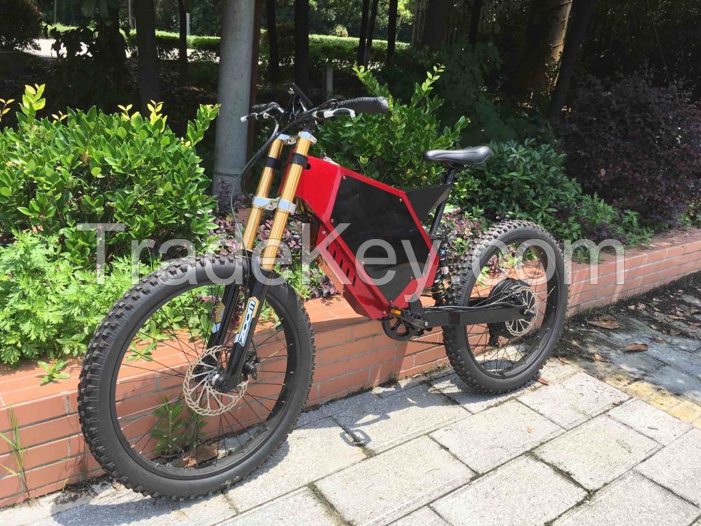 Enduro ebike ! High power electric bike 72V 3000W with hiddle battery