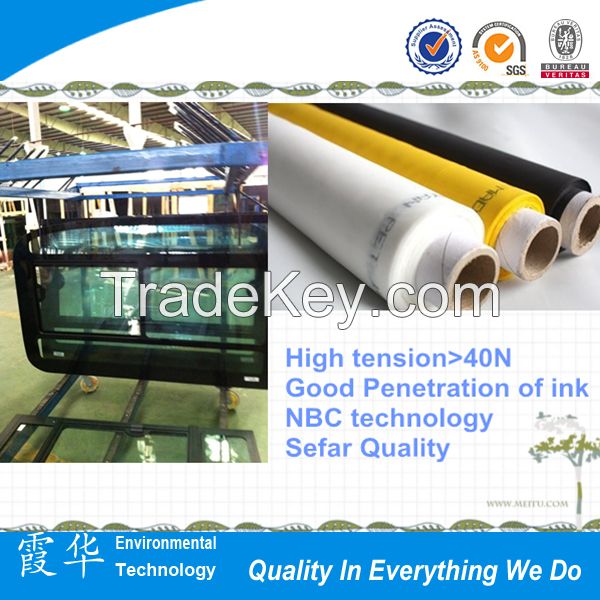 High tension polyester screen printing mesh for glass/t-shirt/pcb