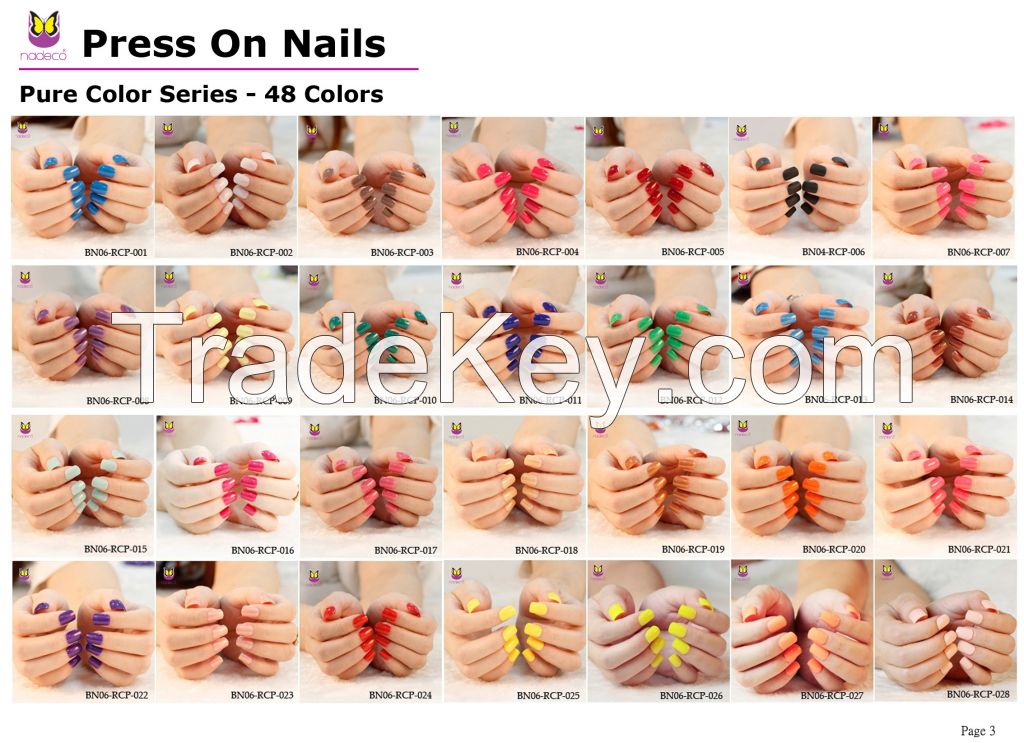 No glue needed press on nails