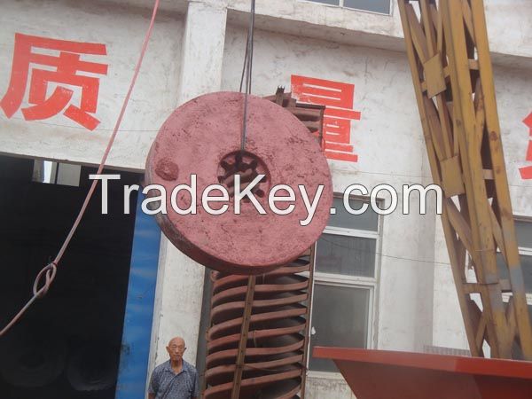 Zhengzhou gongyi wet pan mill/floating round grinding machine/gold refining machine