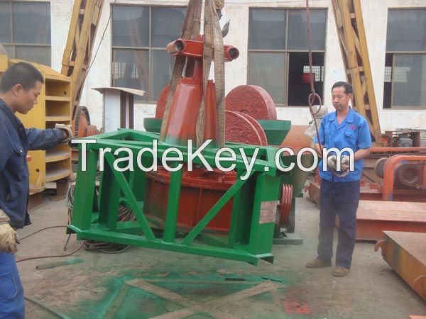 Zhengzhou gongyi wet pan mill/floating round grinding machine/gold refining machine