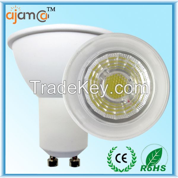 Factory price cob gu10 mr16 7w led spotlight