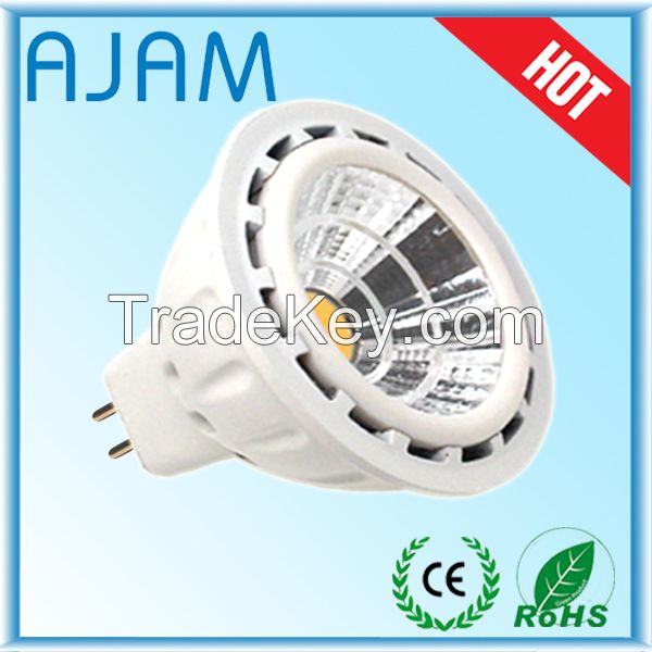 Factory price cob gu10 mr16 7w led spotlight