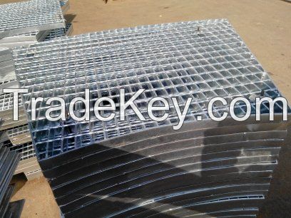 hot dip galvanized steel grating stair treads