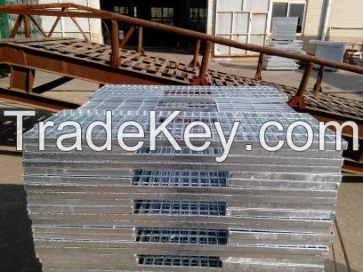 hot dip galvanized steel grating stair treads