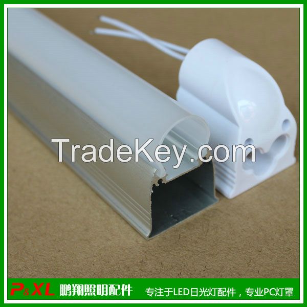 t5 integration tube high transmittance pc material led light parts