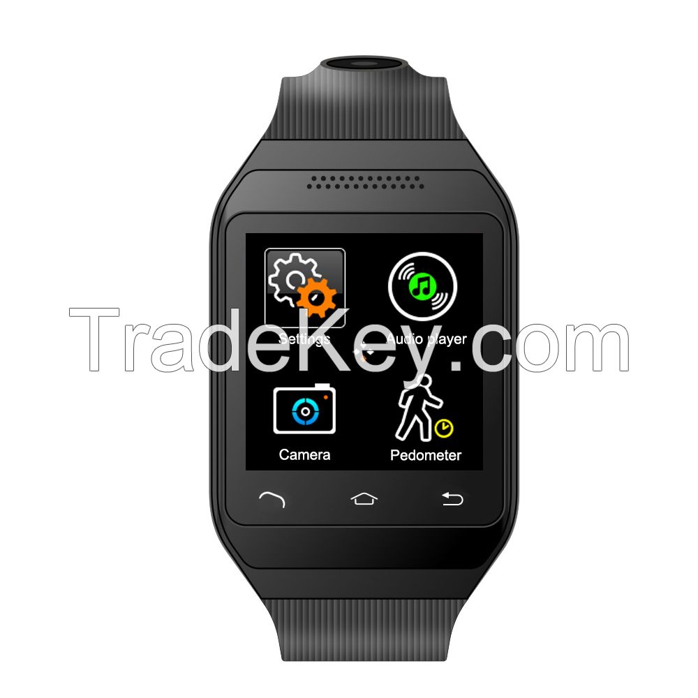 2014 NEW Smart bluetooth camera watch with capacitance touch screen