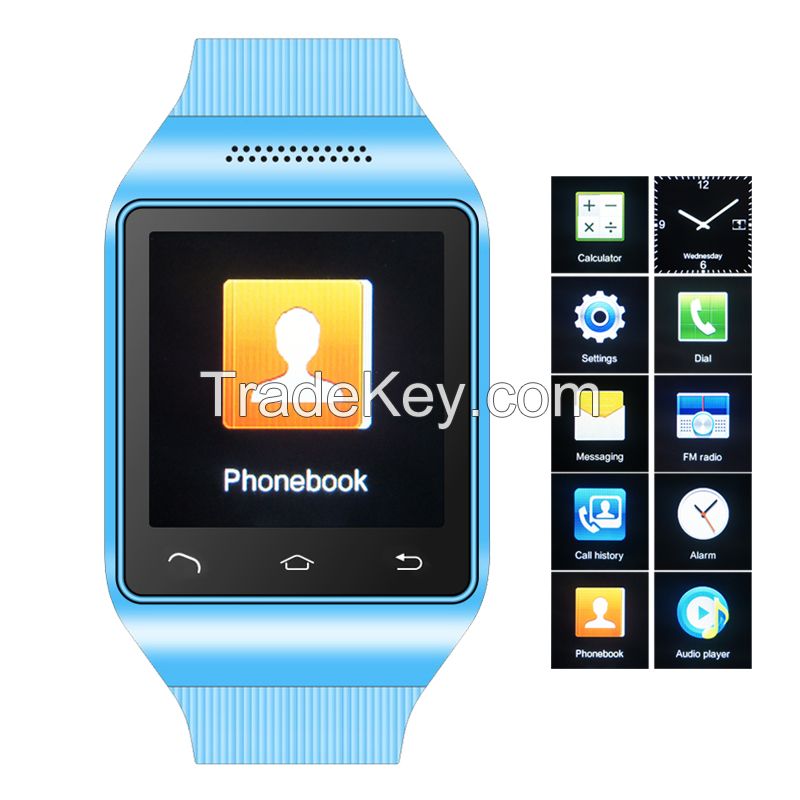 2014 The Cheapest Watch phone with capacitance touch screen