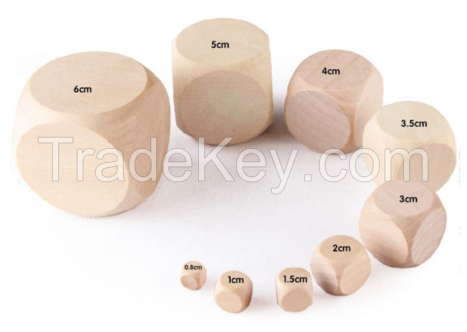 wooden dice